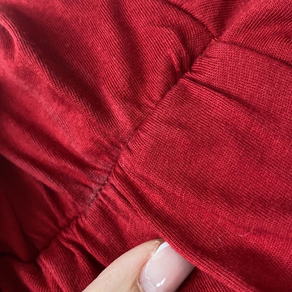 Red cotton wrap top by Banana Republic - Picture 5 of 5